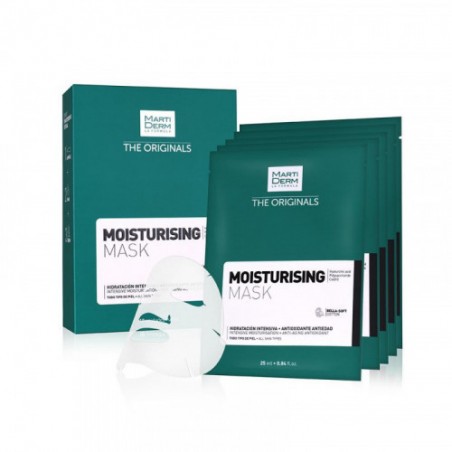 MARTIDERM DRĖKINAMOJI VEIDO KAUKĖ MOISTURISING MASK. 25 ML